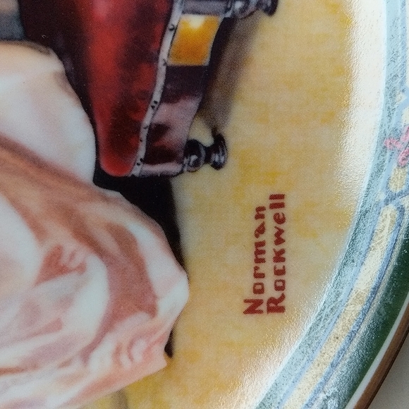 Rockwell's American Dream A Couple's Commitment Collectors Plate numbered EUC! - Picture 3 of 14